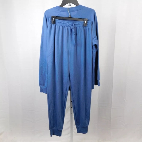 Family PJs Mens Pajama Set I Love My  Crew Navy - Picture 5 of 8